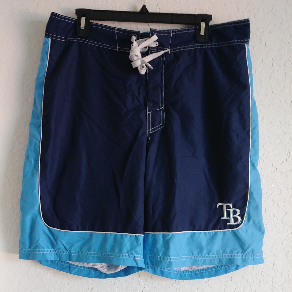 MLB Tampa Bay Rays Swim Shorts Size XL